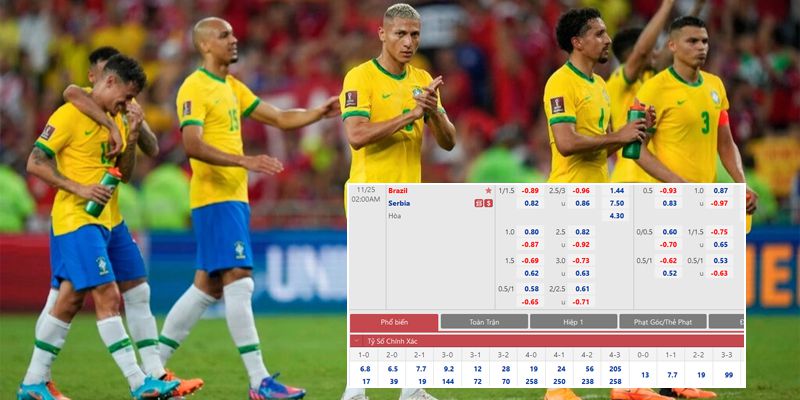 Nhận định bóng đá Brazil thông qua bảng tỷ lệ kèo nhà cái